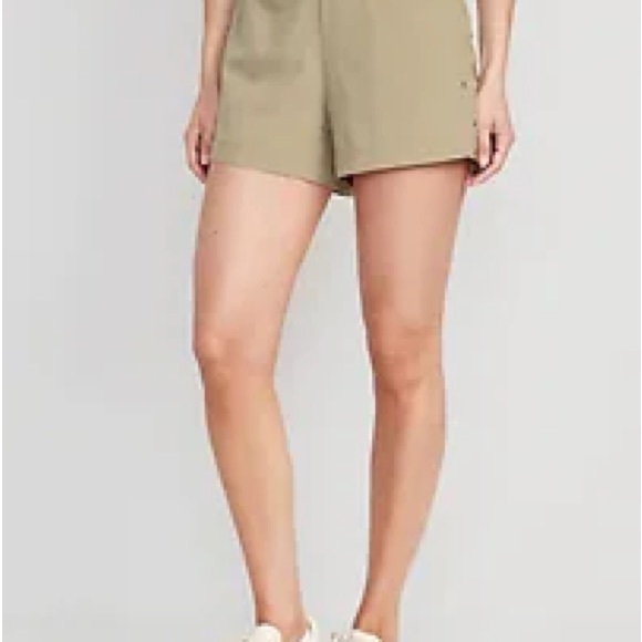 NWT OLD NAVY High-Waisted StretchTech Pull-On Surf Short4-inch inseam Birch Leaf - Picture 4 of 10